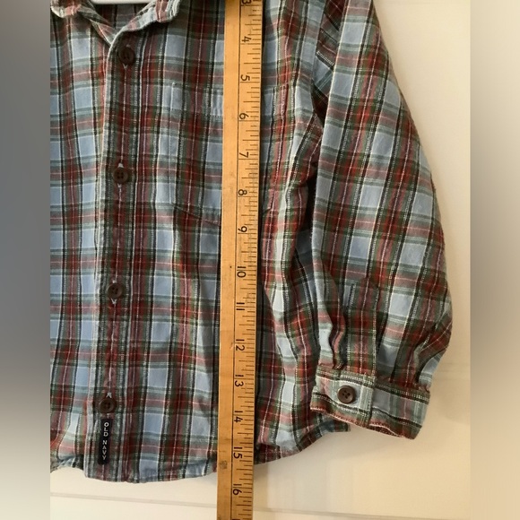 Great Holiday Outfit, Boys 4T button down plaid shirt and tan Jeans. - Picture 6 of 12